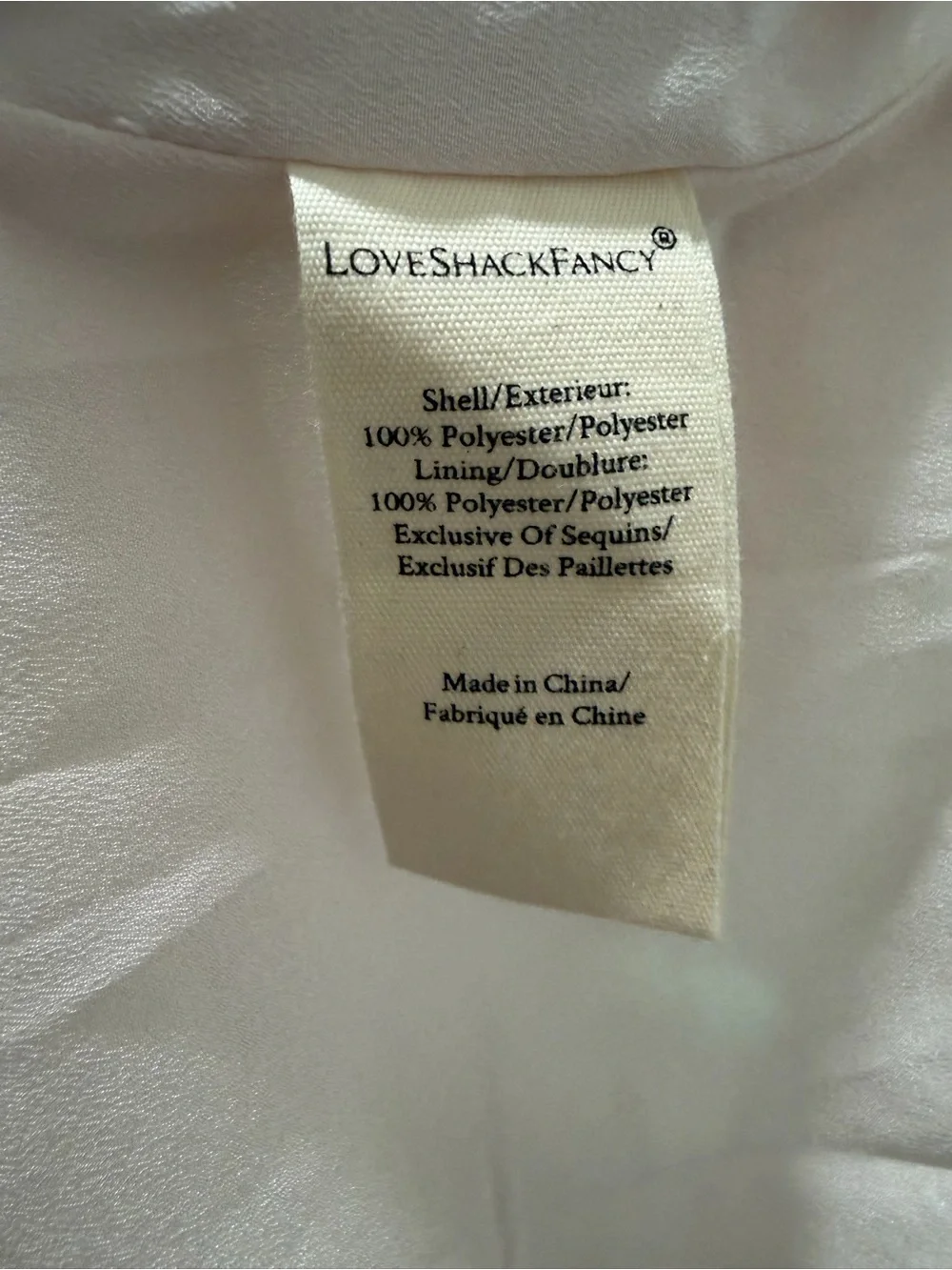 LoveShackFancy Kumi Sequin Statement Dress in Iridescent Pink - Picture 6 of 6